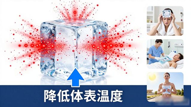 冰块物理降温_冰块物理降温正确方法_冰敷注意事项