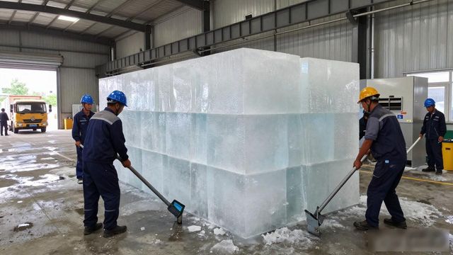 车间大冰块使用注意事项_车间大冰块降温效果_铜梁车间机房降温大冰块